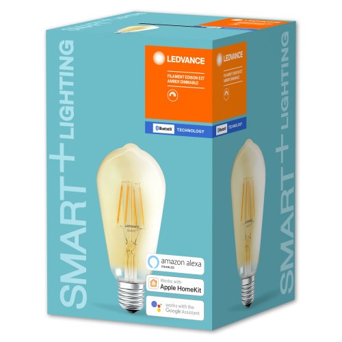 Ledvance Smart+ BT FIL edison fényforrás,DIM,6W 2700K E27 okostelefonnal,alkalmazással vezérelhető intelligens fényf.