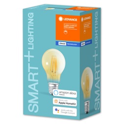 Ledvance Smart+ BT FIL fényforrás, áll. fényerővel, 6W 2400K E27 okos,  vezérelhető intelligens fényforrás