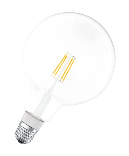 Ledvance Smart+ BT FIL gömb fényforrás, áll. fényerővel, 6W 2700K E27 okos,  vezérelhető intelligens fényforrás