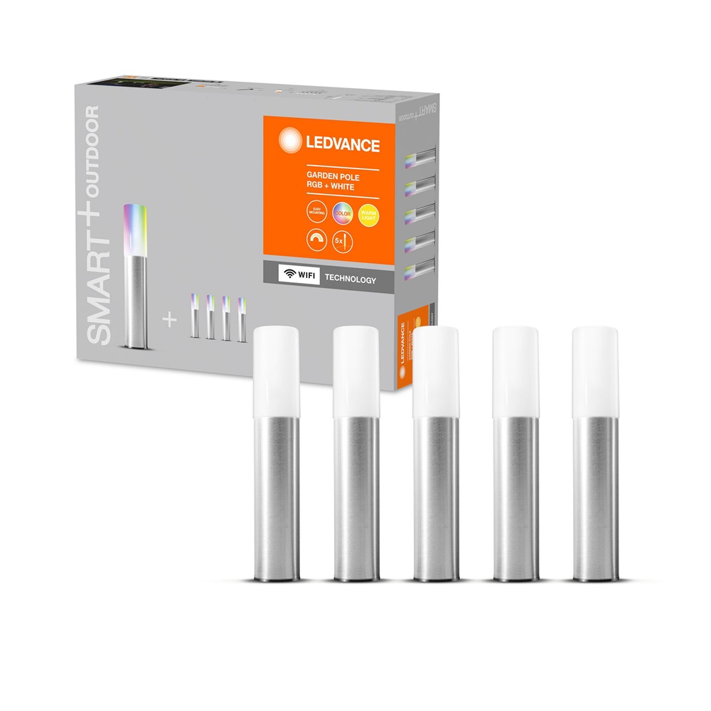 Ledvance Smart+ WiFi Garden 5 Pole okos kültéri lámpa multicolor, színváltós okos,  vezérlehető intelligens lámpatest