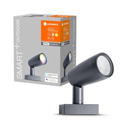 Ledvance Smart+ WiFi Garden Spot Wall&Spike okos kültéri lámpa, színváltós, 1db-os kieg. 7W okos, vezérelhető  lámpatest