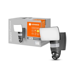 Ledvance Smart+ WiFi kültéri reflektor beépített kamerával és mozgásérzékelővel 24W 830DG okos,  vezérelhető lámpatest