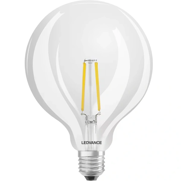 Ledvance Smart+ Wifi vezérlésű 5,5W 2700K E27 dimmelhető filament nagygömb LED fényforrás
