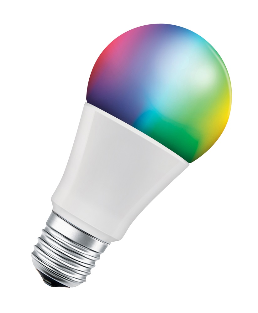 Ledvance Smart+ Wifi vezérlésű 9W RGBW E27 dimmelhető körte LED fényforrás