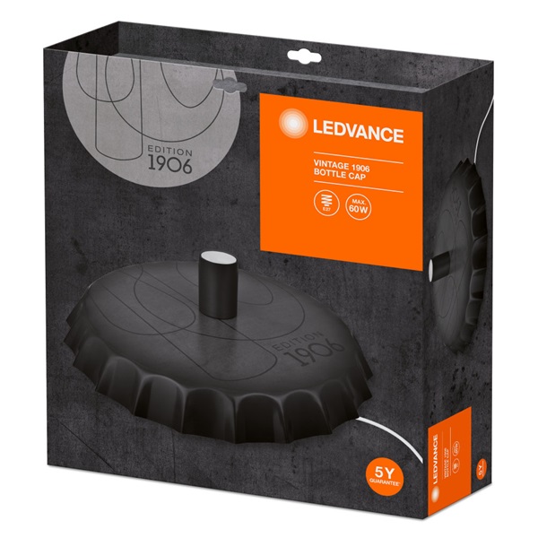 Ledvance Vintage 1906 Bottle Cap 350 mm/max. 60W/1xE27 fali/mennyezeti foglalat