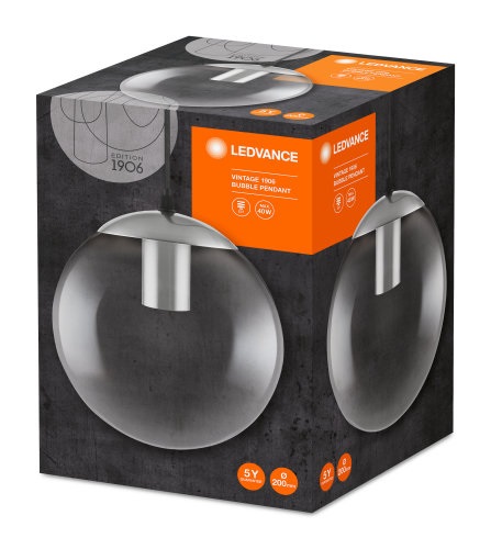 Ledvance Vintage 1906 Bubble 200 mm/max. 60W/1xE27 füstüveg függesztett lámpa