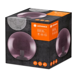 Ledvance Vintage 1906 Bubble 250 mm/max. 60W/1xE27 rózsaszín asztali lámpa