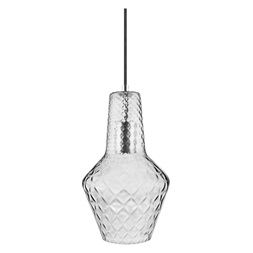 Ledvance Vintage 1906 Carved Bottle max. 60W/1xE27 füstüveg függesztett lámpa