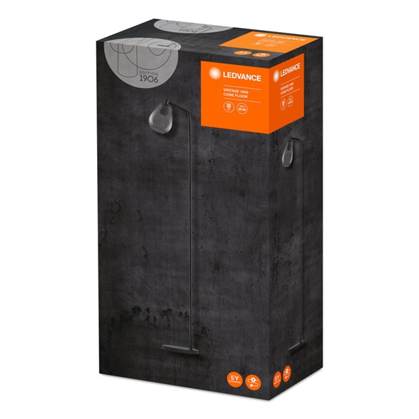 Ledvance Vintage 1906 Cone max. 60W/1xE27/IP20  füstüveg állólámpa