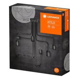 Ledvance Vintage 1906 Pipe Angled max. 60W /6xE27 mennyezeti lámpatest