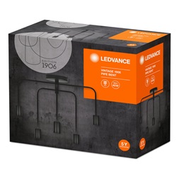 Ledvance Vintage 1906 Pipe Bent max. 60W/6xE27 mennyezeti lámpatest