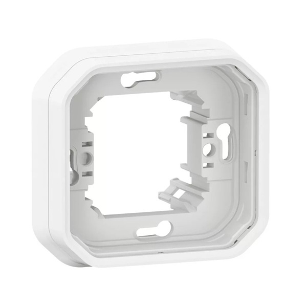 Legrand 069692L Plexo 55 egyes keret, csavaros rögzítéshez, fehér