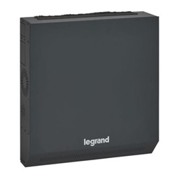 Legrand 646240 19" 3+1U MAG:569 SZÉL:538 MÉLY:158  fekete lapos monoblokk Linkeo fali rackszekrény