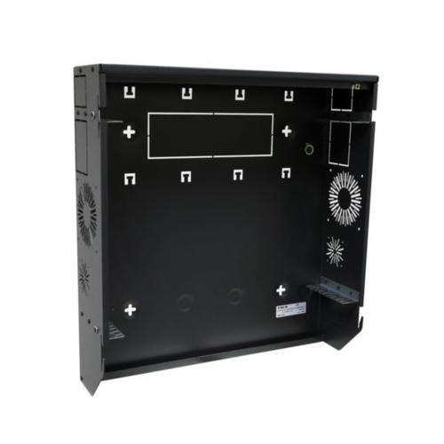 Legrand 646240 19" 3+1U MAG:569 SZÉL:538 MÉLY:158  fekete lapos monoblokk Linkeo fali rackszekrény