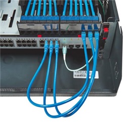 Legrand 646240 19" 3+1U MAG:569 SZÉL:538 MÉLY:158  fekete lapos monoblokk Linkeo fali rackszekrény