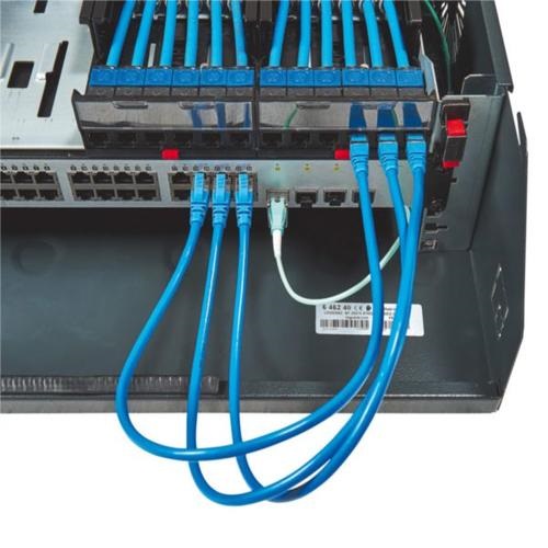 Legrand 646240 19" 3+1U MAG:569 SZÉL:538 MÉLY:158  fekete lapos monoblokk Linkeo fali rackszekrény