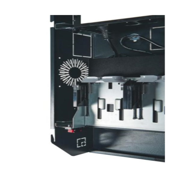 Legrand 646240 19" 3+1U MAG:569 SZÉL:538 MÉLY:158  fekete lapos monoblokk Linkeo fali rackszekrény