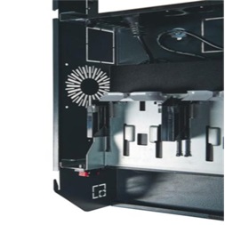 Legrand 646240 19" 3+1U MAG:569 SZÉL:538 MÉLY:158  fekete lapos monoblokk Linkeo fali rackszekrény