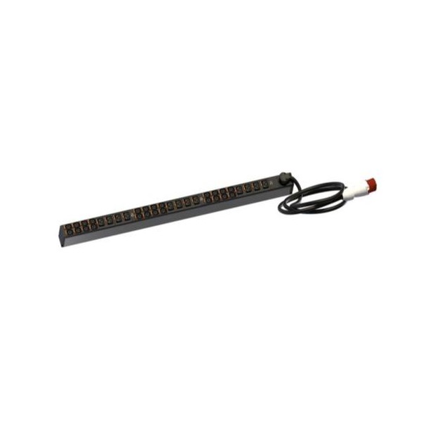 Legrand 646911 0U PDU elosztósor 3 fázisú 32A 24xC13 + 12xC19 reteszelhető aljzat ipari-3P+N+F 3m csatlakozódugóval
