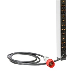 Legrand 646911 0U PDU elosztósor 3 fázisú 32A 24xC13 + 12xC19 reteszelhető aljzat ipari-3P+N+F 3m csatlakozódugóval