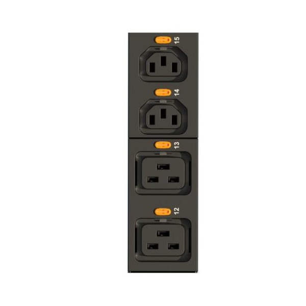 Legrand 646960 0U PDU elosztósor 1 fázisú 16A 18xC13 + 6xC19 aljzat 2P+F 3m csatlakozódugóval