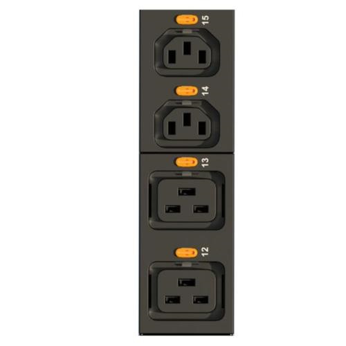 Legrand 646960 0U PDU elosztósor 1 fázisú 16A 18xC13 + 6xC19 aljzat 2P+F 3m csatlakozódugóval