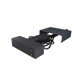 Legrand 694595 2m vezetékkel túlfeszültség-védelemmel 6A fekete 4x2P+F + 4x2P elosztósor TV-hez