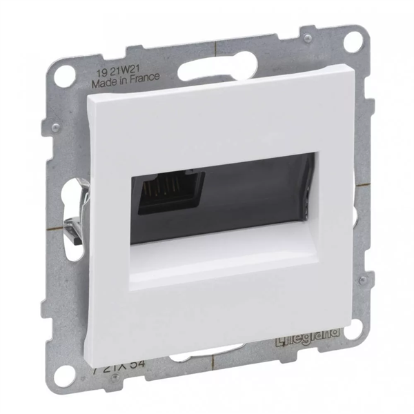 Legrand 721154 Suno 2xRJ45 fehér CAT.6A UTP csatlakzóaljzat