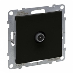 Legrand 721464 Suno TV 1-kimenet süllyesztett 1.5dB/860MHz fekete 1.5dB/2150MHz végzáró