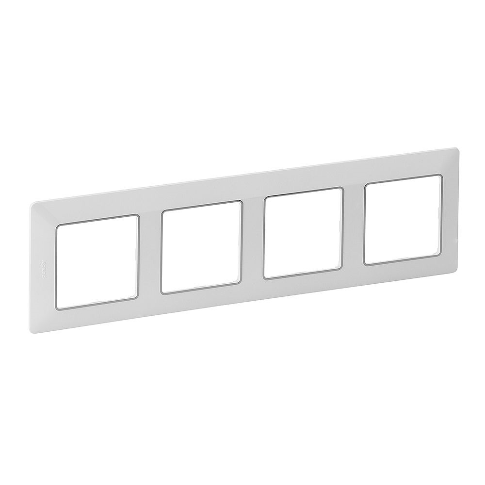 Legrand 754034 Valena Life fehér–króm 4-es keret