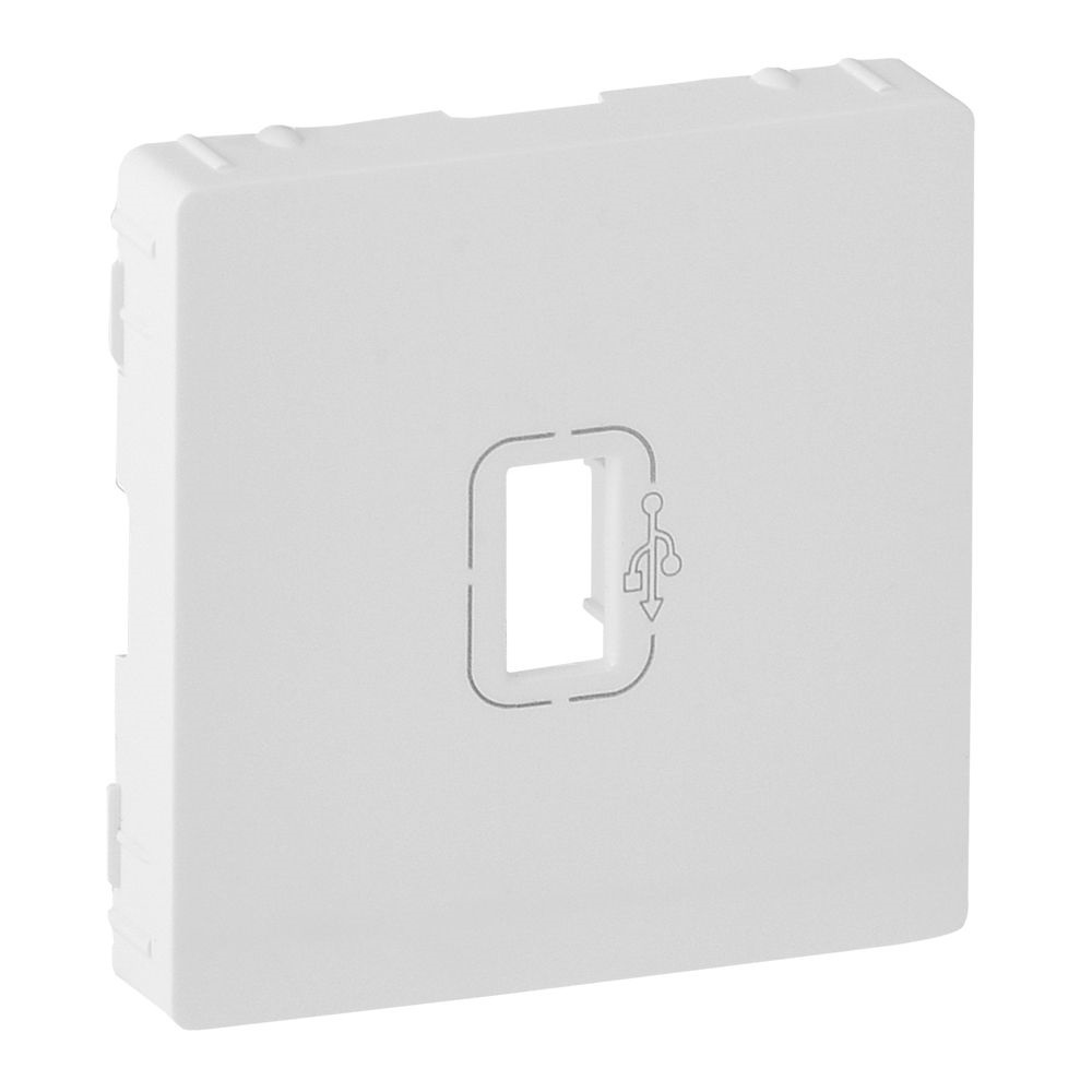 Legrand 754750 Valena Life fehér elővezetékezett USB adatátviteli csatlakozóaljzat burkolat