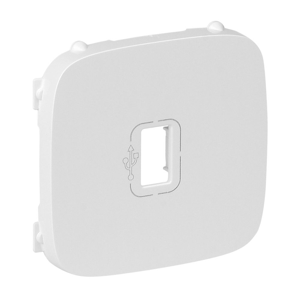 Legrand 754755 Valena Allure fehér USB elővezetékezett aljzat burkolat