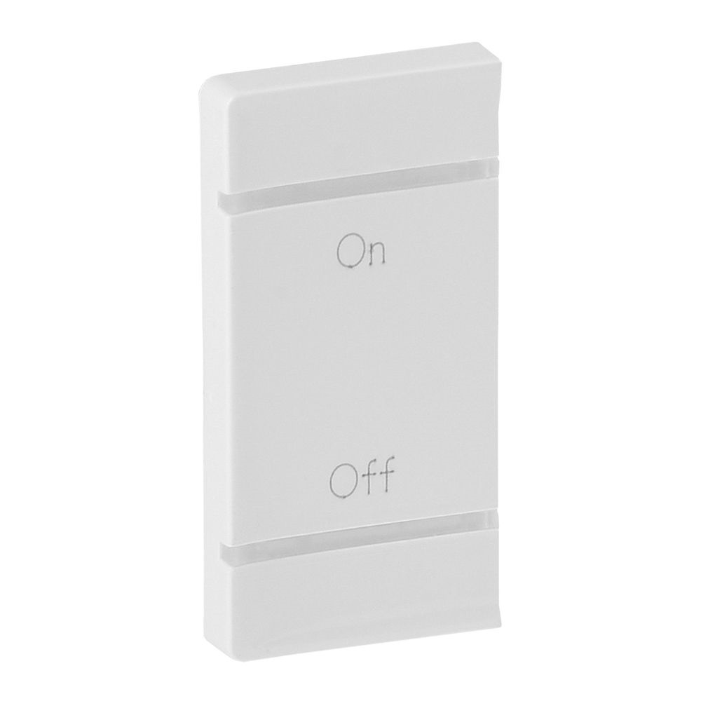 Legrand 755585 MyHome/Valena Life fehér BE/KI jelölés bal oldali burkolat