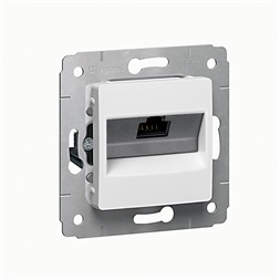 Legrand 773641 Cariva fehér 1XRJ45 Cat6 UTP csatlakozóaljzat