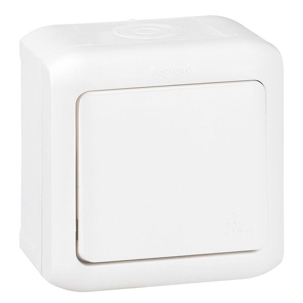 Legrand 782360 Forix 10 AX - 250 V fehér IP44 falon kívüli egypolusú kapcsoló