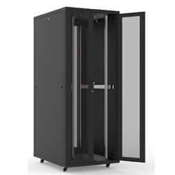 Legrand CLD32U6010DD 19" 32U SZÉL:600 MÉLY:1000 MAG:1608 fekete 63% perforált ajtós szerver szekrény Cloudmax/Estap