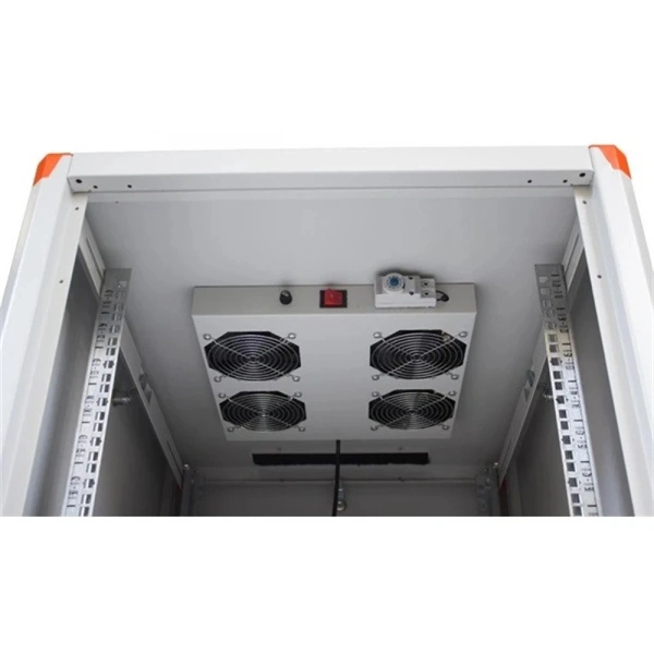 Legrand EC4V 4 ventillátoros tetőventillátor és termosztát készlet Evoline álló szekrényhez (Újszerű)