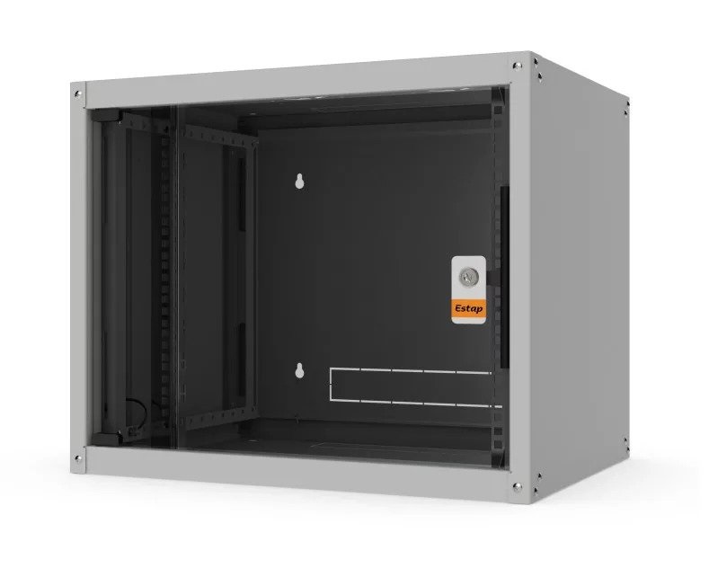 Legrand EVO22U6080 19" 22U 600x800x1108 biztonsági üvegajtós hálózati állószekrény komplett Evoline