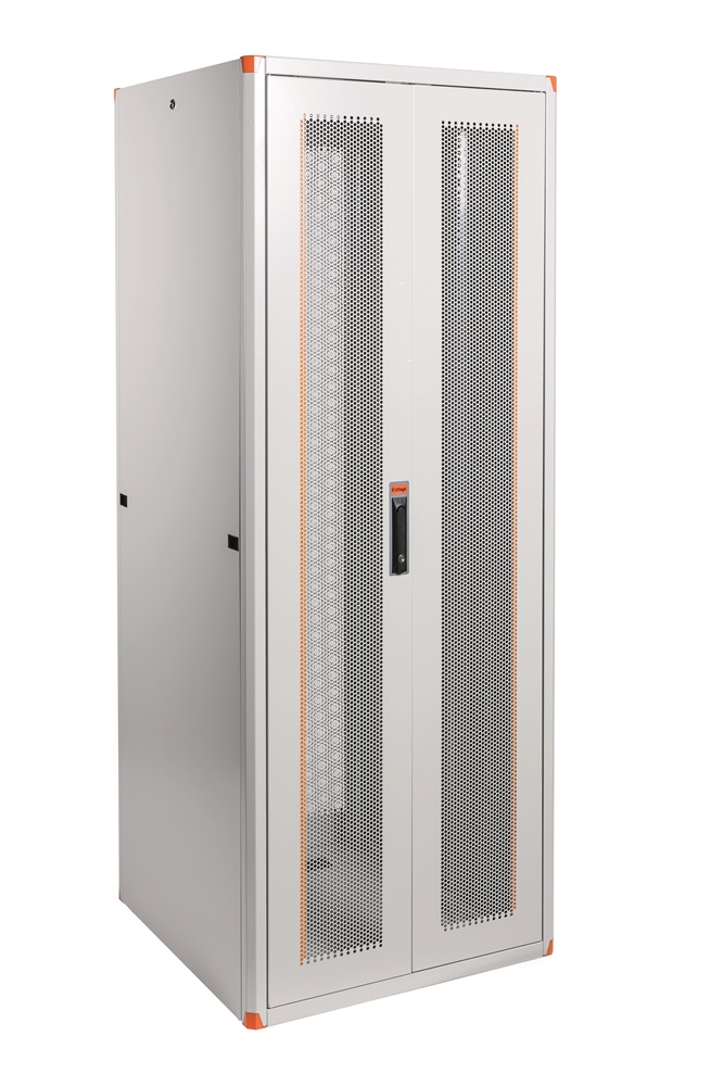 Legrand EVO32U8060EE 19" 32U 800x600x1552 dupla 63% perforált ajtós hálózati állószekrény komplett Evoline