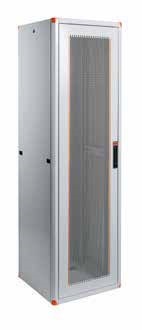 Legrand EVO32U8080DD 19" 32U 800x800x1552 szimpla 63% perforált ajtós hálózati állószekrény komplett Evoline