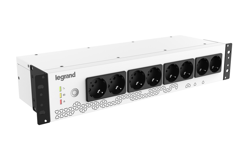 Legrand 310332 KEOR uPDU 800VA 19"/2U 8xSCH szünetmentes elosztósor