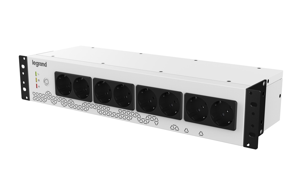 Legrand 310332 KEOR uPDU 800VA 19"/2U 8xSCH szünetmentes elosztósor