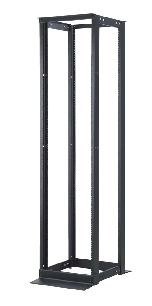 Legrand REL42U5482 19" 42U SZÉL:536 MÉLY:820 MAG:1981 négy tartóbordás nyitott rack fekete RelayRack