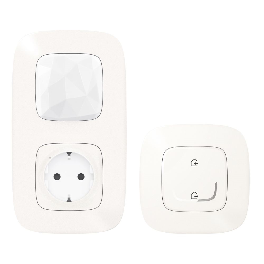 Legrand Valena Allure Netatmo Kezdő csomag - Központi egység intelligens csatlakozóaljzattal + főkapcsoló - gyöngyház