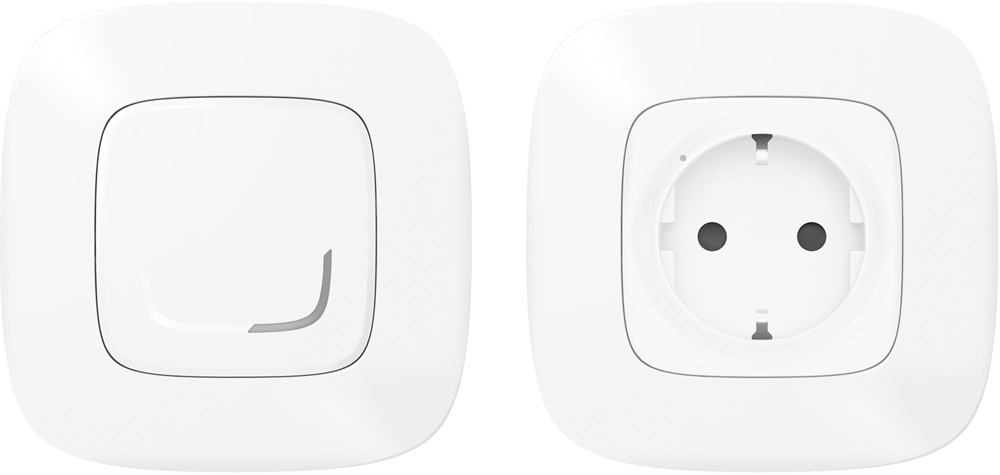 Legrand 752554 Valena Allure Netatmo fehér Párosított szett: 1 intelligens csatlakozóaljzat + 1 vezeték nélküli kapcsoló