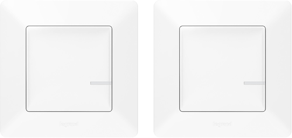 Legrand 752152 Valena Life Netatmo fehér Párosított szett: 1 intelligens kapcsoló + 1 vezeték nélküli kapcsoló