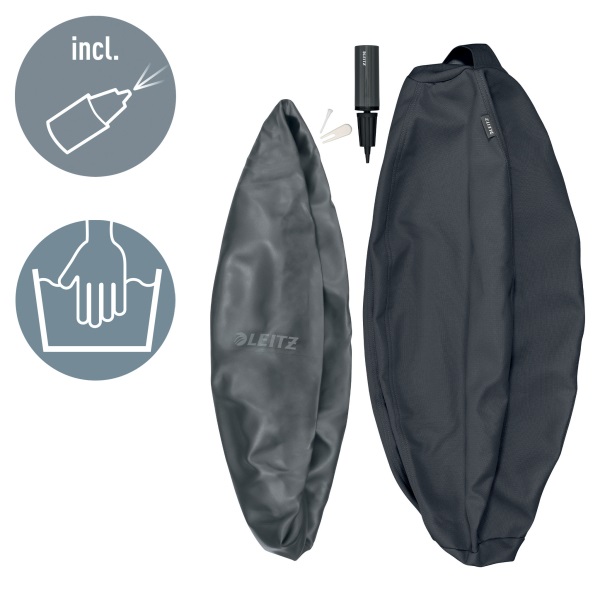 Leitz Active 55cm sötétszürke nehezékkel ülőlabda