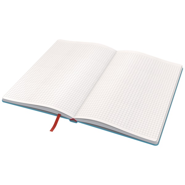 Leitz COSY Soft touch A5 nyugodt kék kockás jegyzetfüzet