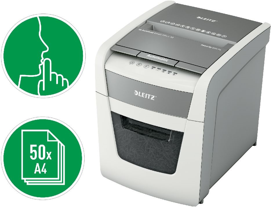 Leitz IQ AutoFeed SmallOffice 50 P4 Pro automata iratmegsemmisítő