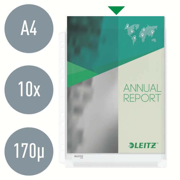 Leitz Jumbo A4 lefűzhető 10db/cs genotherm (Újszerű)